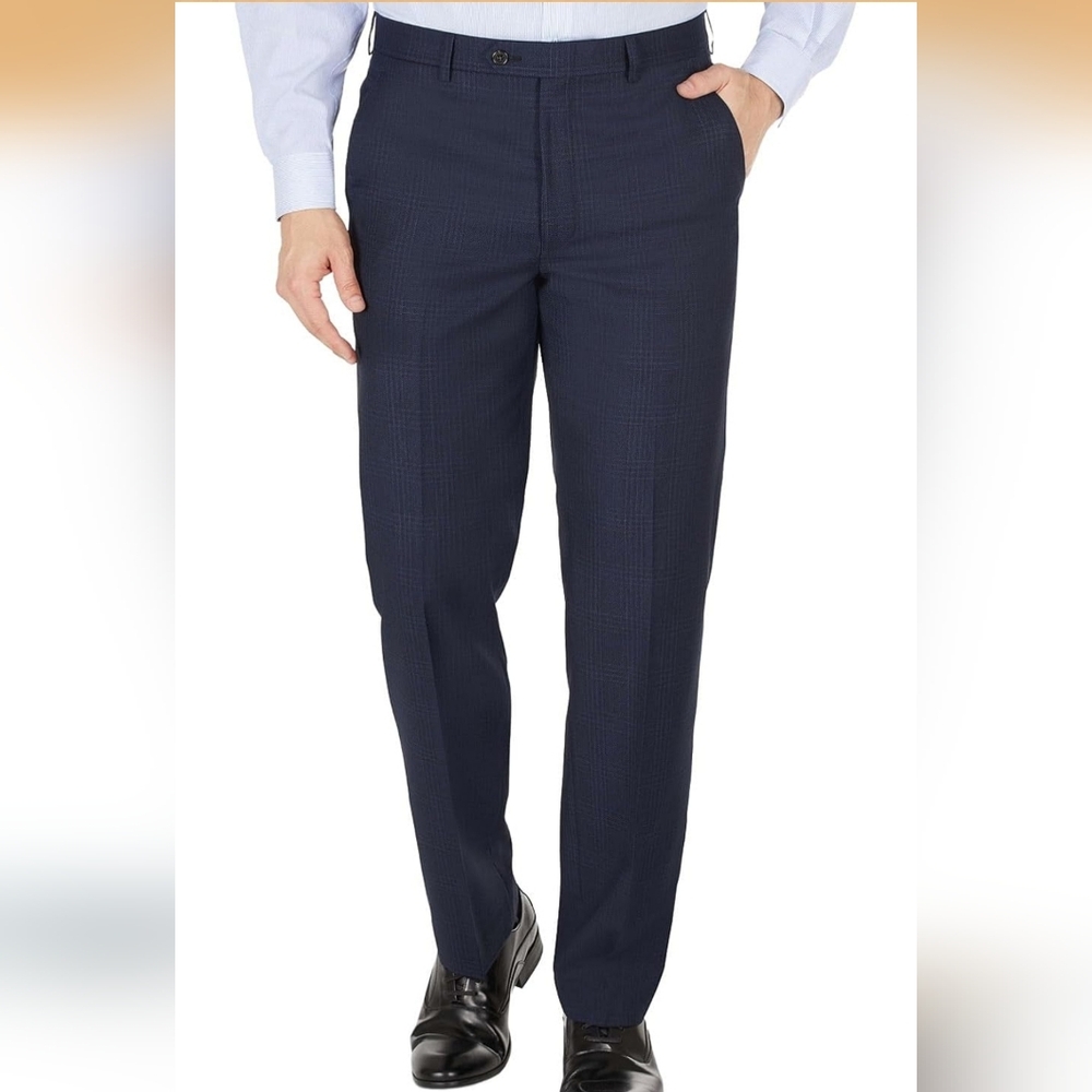 Lauren Ralph Lauren Navy Wool Trouser Dress Pants Size 40x30